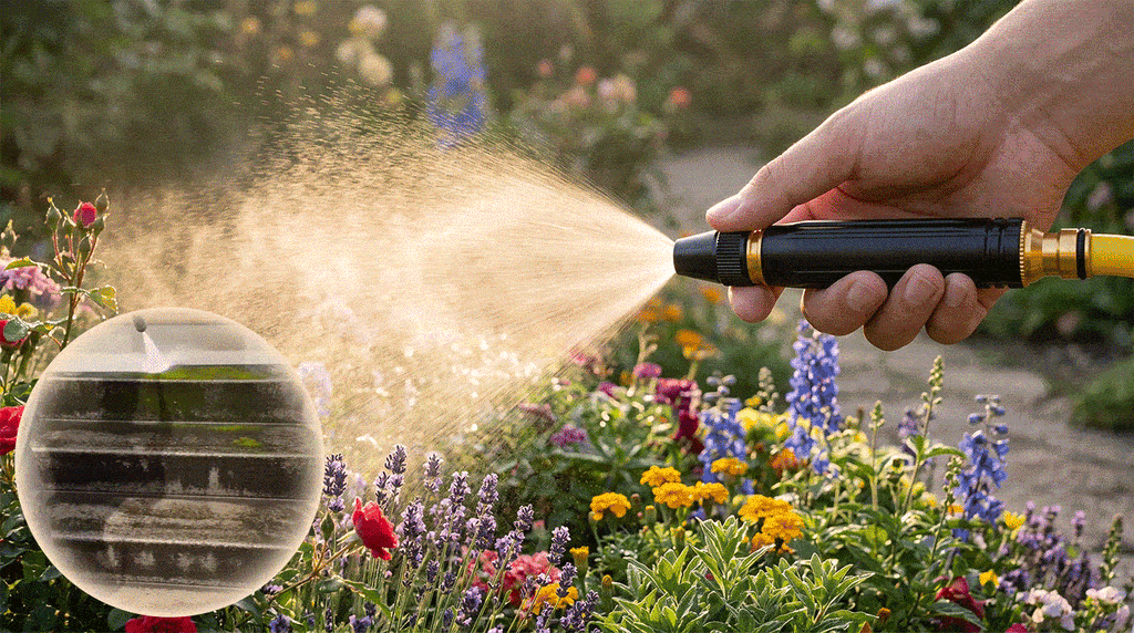 💪 Heavy Duty Adjustable Twist Hose Nozzle 🌊