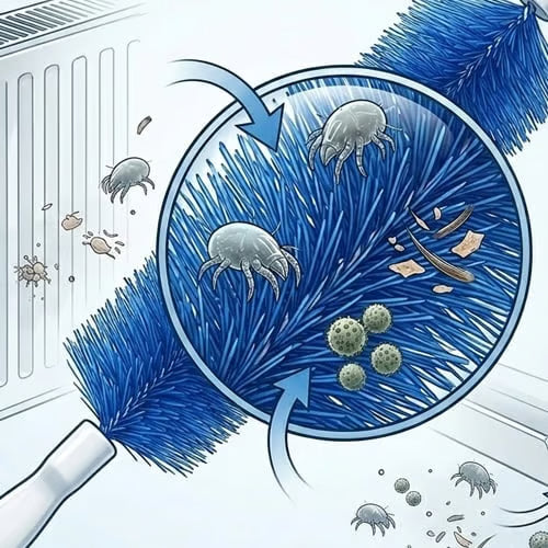 Fan Cleaning Brush 🌀 Stop the Allergen Nightmare